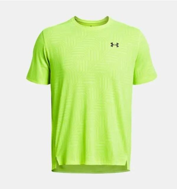 Under Armour Ua Tech Vent Geotessa Ss 1382182-731 Neon Sarı