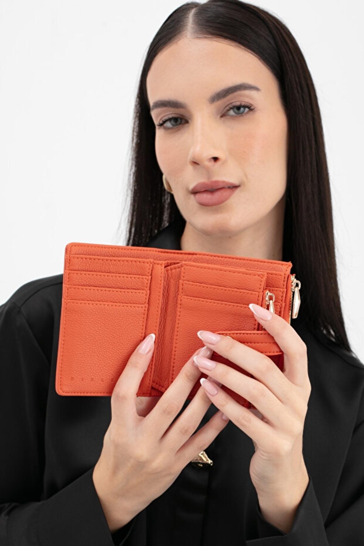 Sisley Kadın Cüzdan SLY_258 Turuncu
