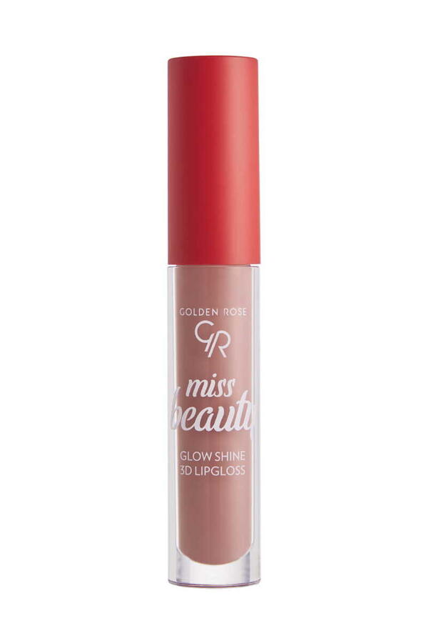 Golden Rose Lipgloss Miss Beauty Glow Shine 3D Nude C. No:01