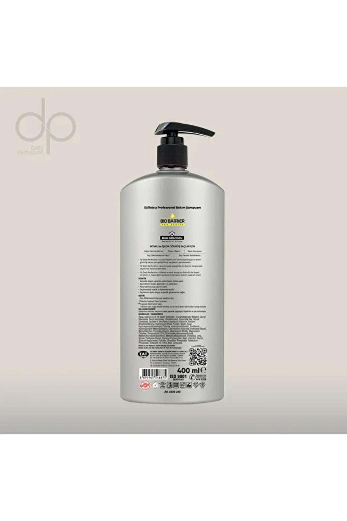 Dp Şampuan Bio Barrier Renk Koruyucu 400Ml