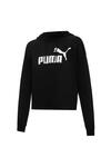Puma Hoodie Ess Cropped Logo Tr 586870_01 Siyah