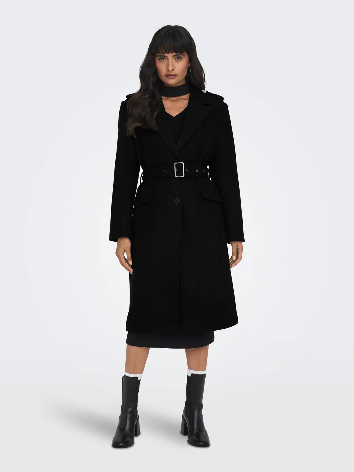 Only Trençkot 15292803 Siyah