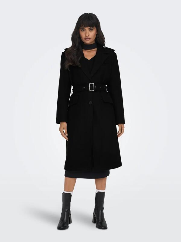 Only Trençkot 15292803 Siyah