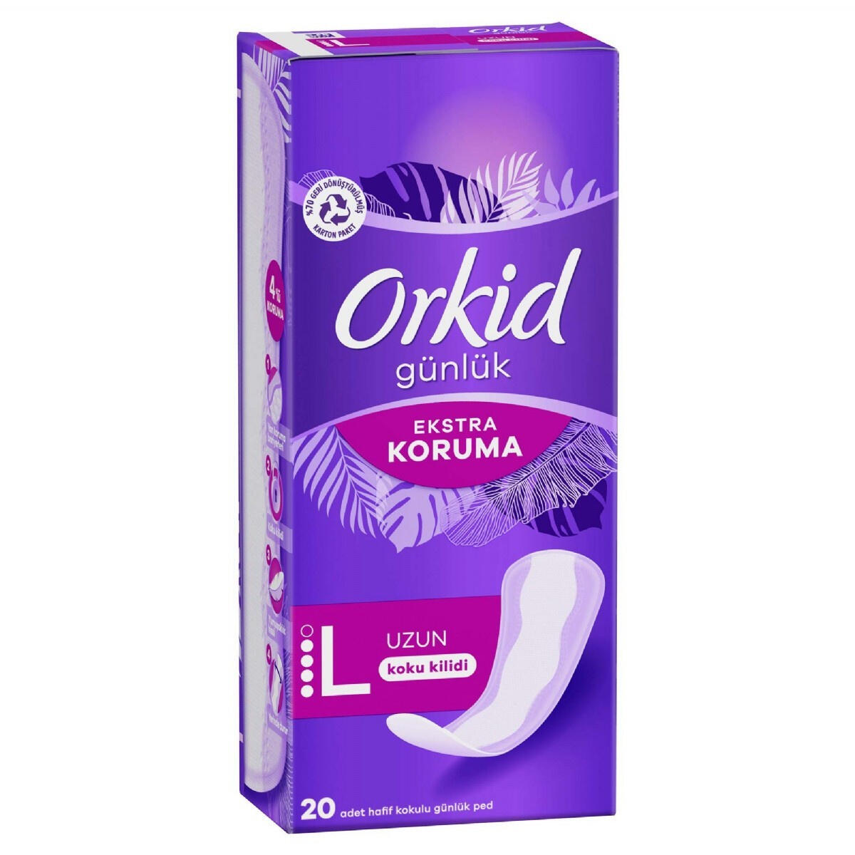 Orkid Günlük Ped Günlük Koruma Uzun Tekli 20Li