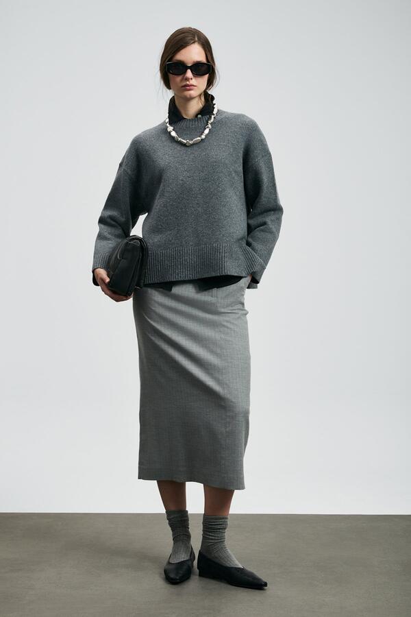 Lufıan Kadın Kazak Pamela 122090035 Antrasit