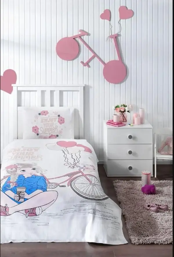 Özdilek Pike Takımı Tek Kişilik Ranforce Enjoy Beyaz
