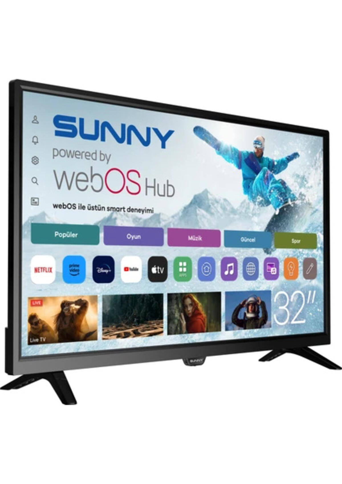 Sunny Led Tv 32" SN32DAL540 WebOS