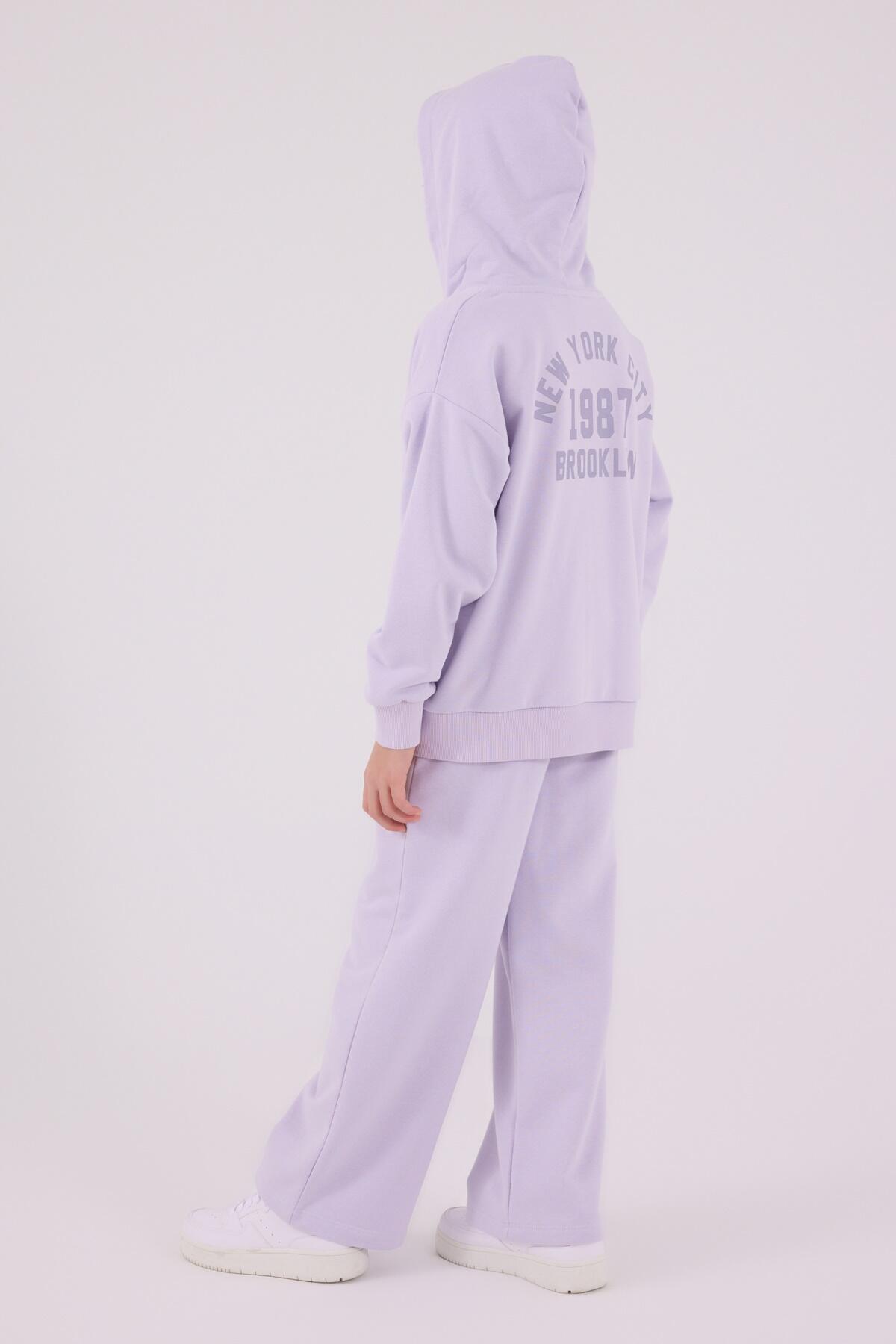 Rolypoly Eşofman Takımı Kız Çocuk RP3698-G Lila