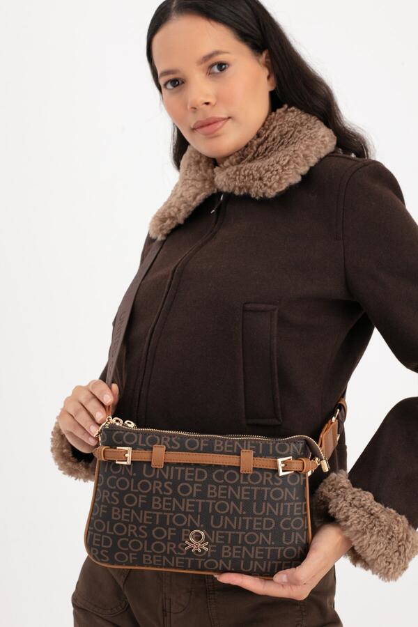 United Colors Of Benetton Kadın Kol Çantası BNT_1681 Kahve-Taba