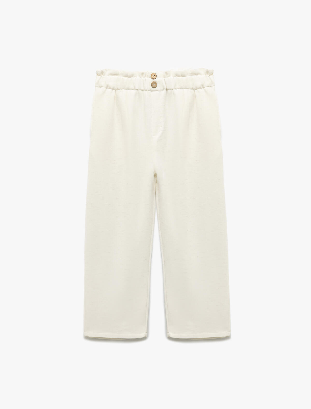 Koton Pantolon Kız Çocuk 5SKG40018AW Beyaz