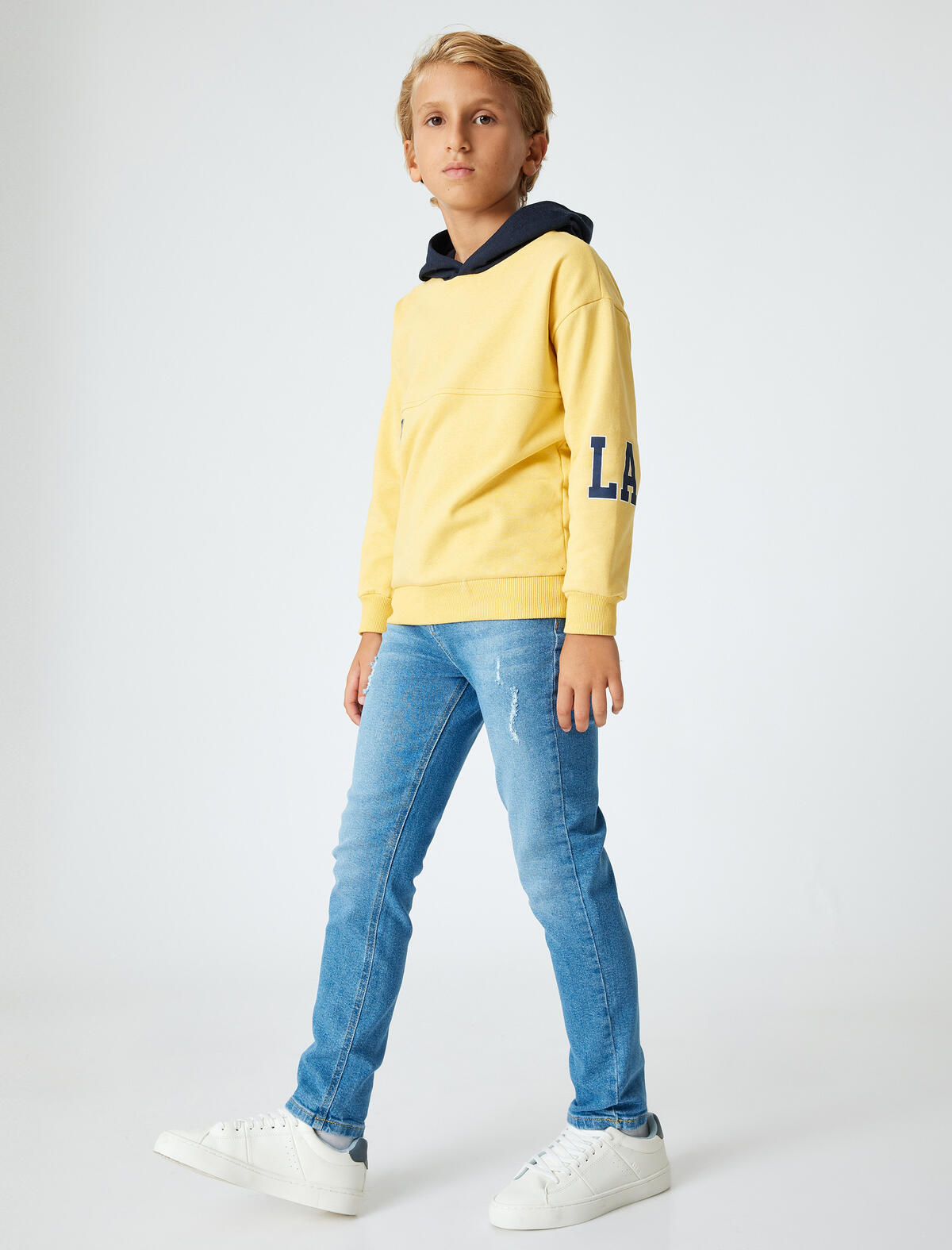 Koton Sweatshirt Erkek Çocuk 5WKB10189TK Hardal
