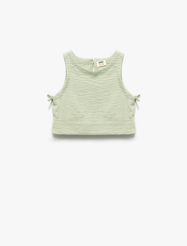 Koton Bluz Kız Çocuk 5SKG60140AW Yeşil