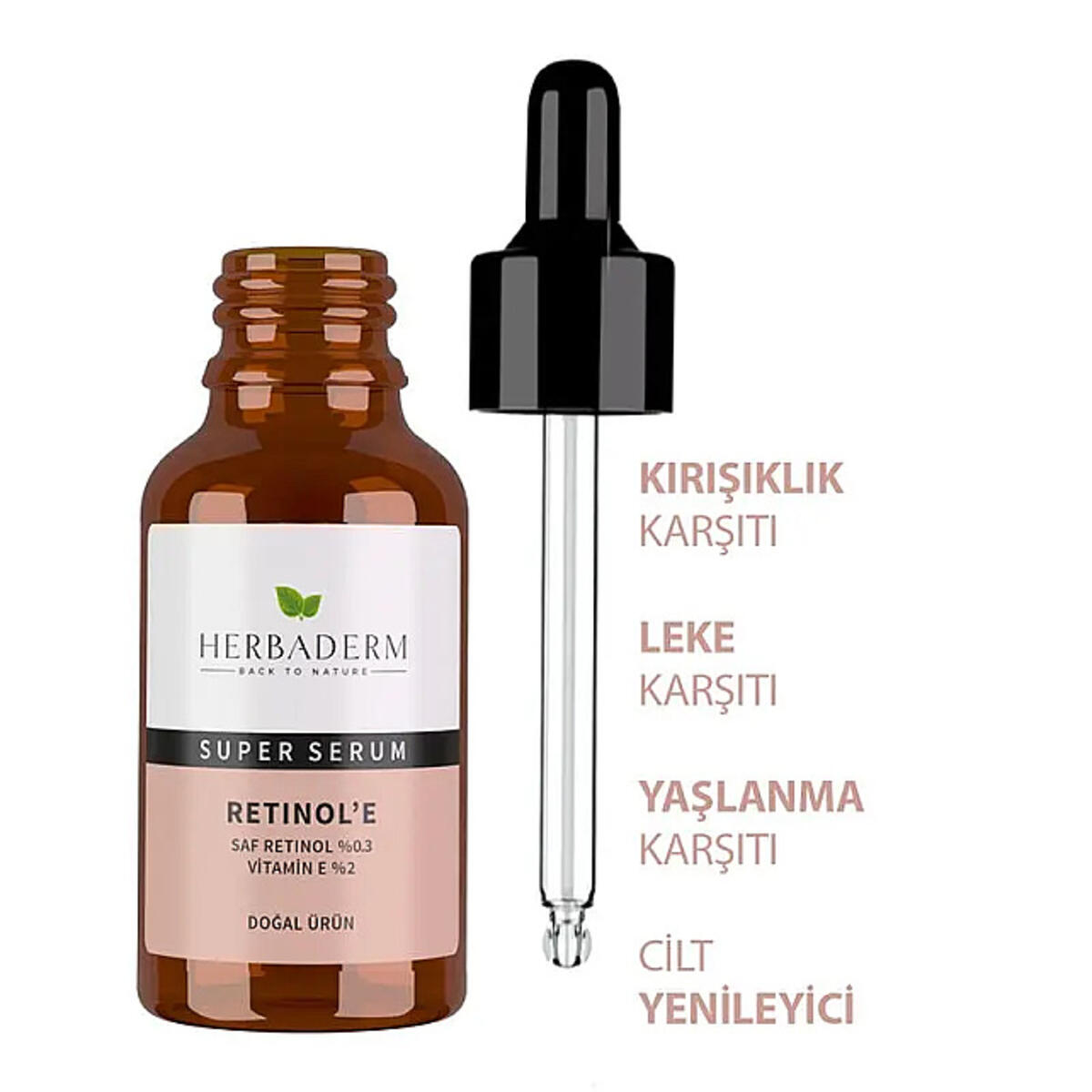 Herbaderm Süper Serum Saf Retinol 30Ml