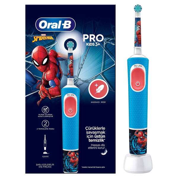 Oral-B Şarjlı Diş Fırçası Vitality Pro Kids Spiderman