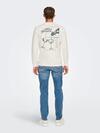 Only&Sons Sweatshirt 22032287 Beyaz