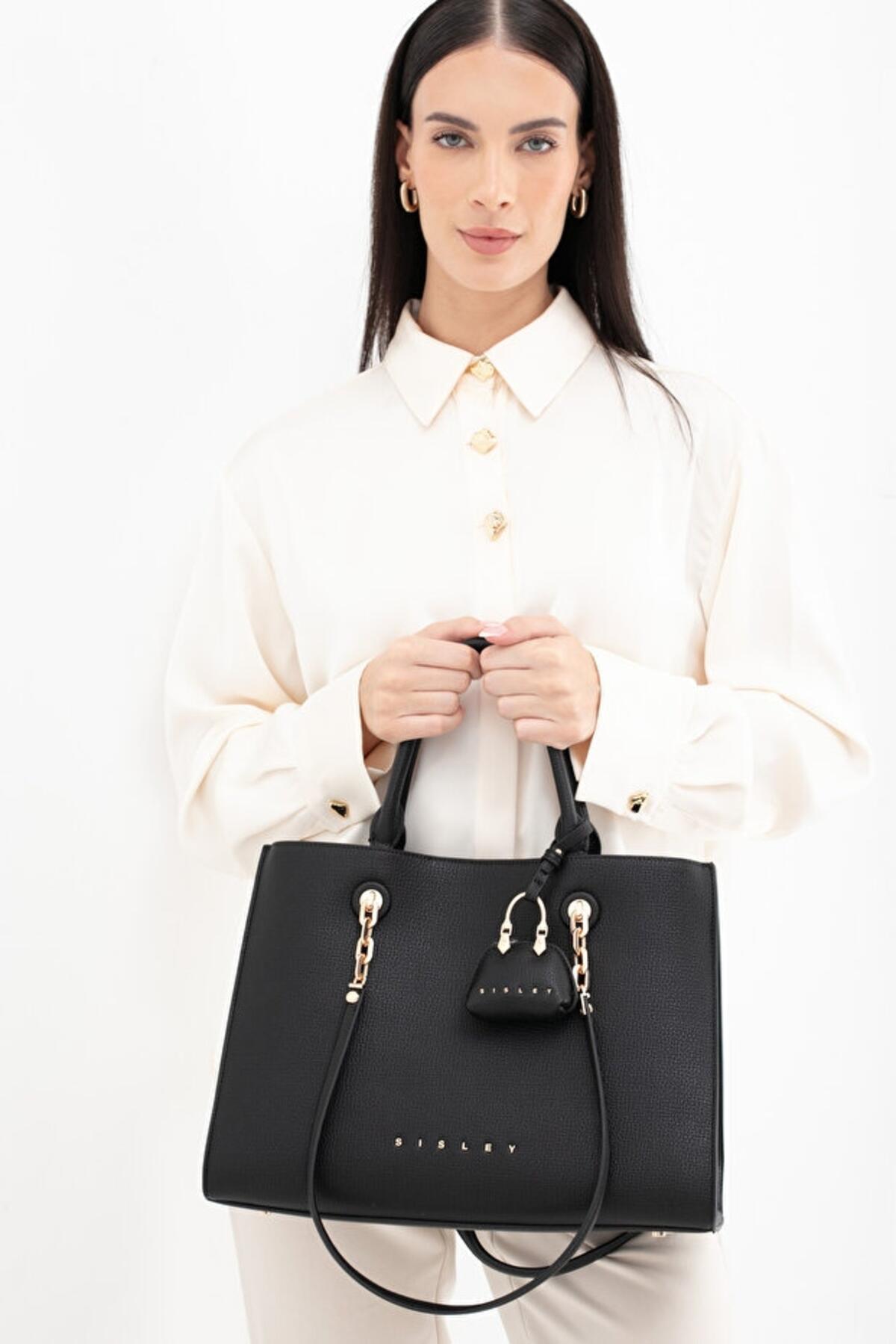 Sisley Kadın Kol Çantası SLY_260 Siyah