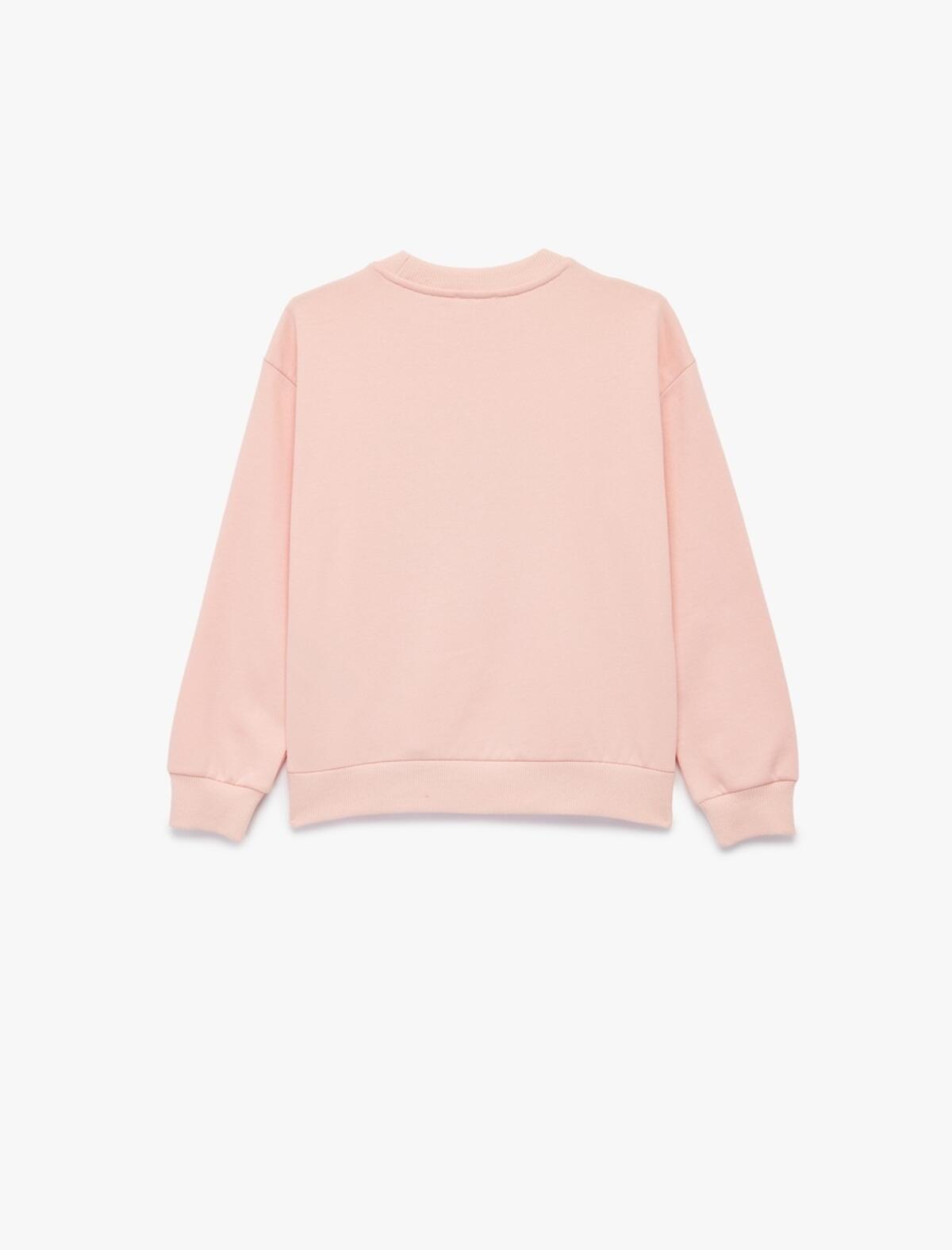 Koton Sweatshirt Kız Çocuk 6WKG10174AK Pembe