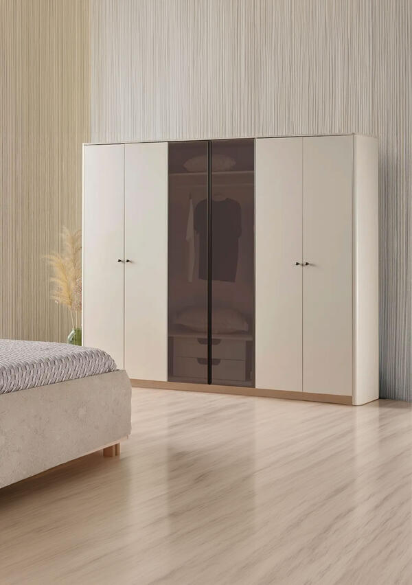 Chancolye Elbise Dolabı 6 Kapaklı Pelin