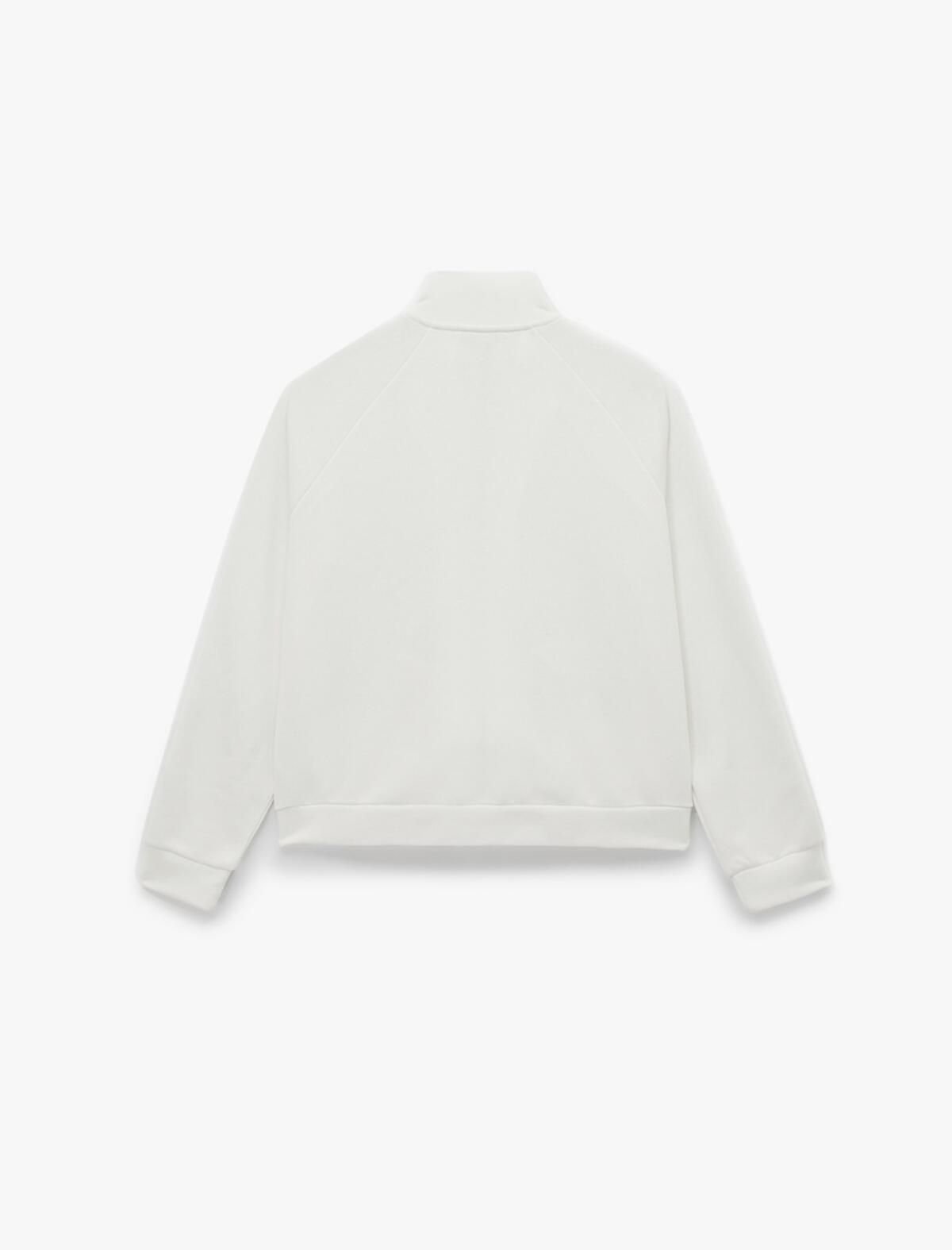 Koton Sweatshirt 6WAK10054EK Beyaz Koton Sweatshirt 6WAK10054EK Beyaz