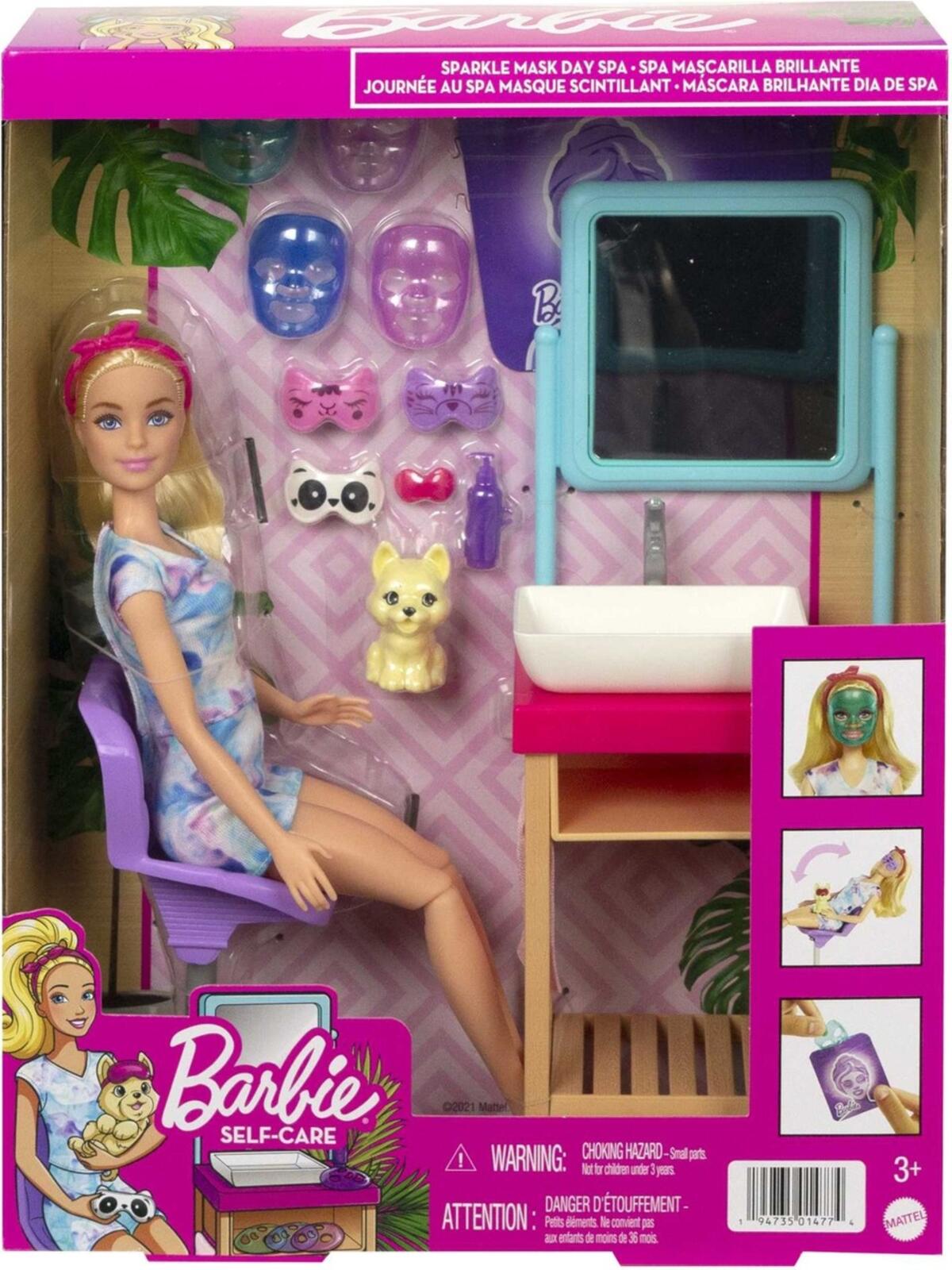 Barbie Welness Işıltı Dolu Spa Günü Oyun Seti MTL-HCM82