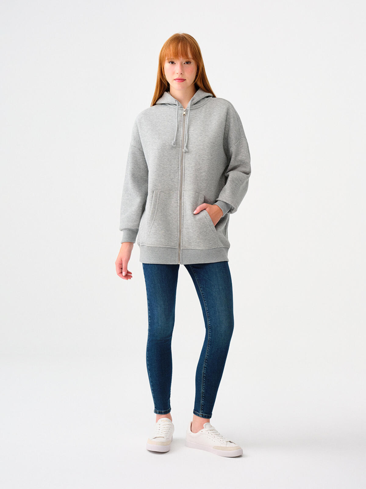 Loft Sweatshirt LF2038225 Gri Melanj