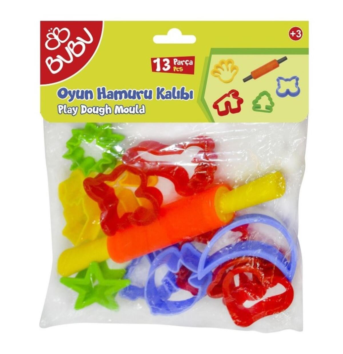 Bu-Bu Merdaneli Oyun Hamuru Kalıbı 13 Parça BUBU-HK0011