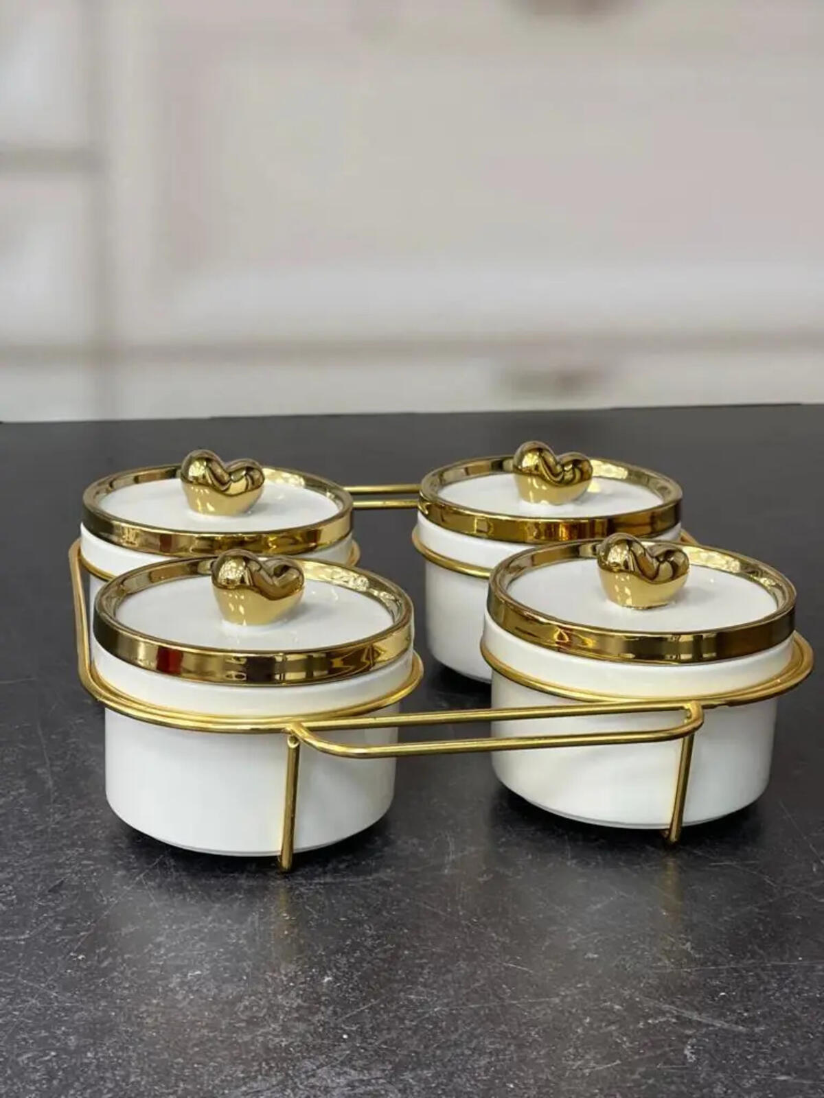 Acar Baharat Takımı 4Lü Metal Standlı Felix Collection Porj-05235/8