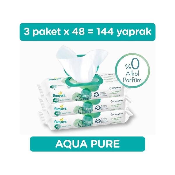 Prima Islak Havlu Aqua Pure 3Lü