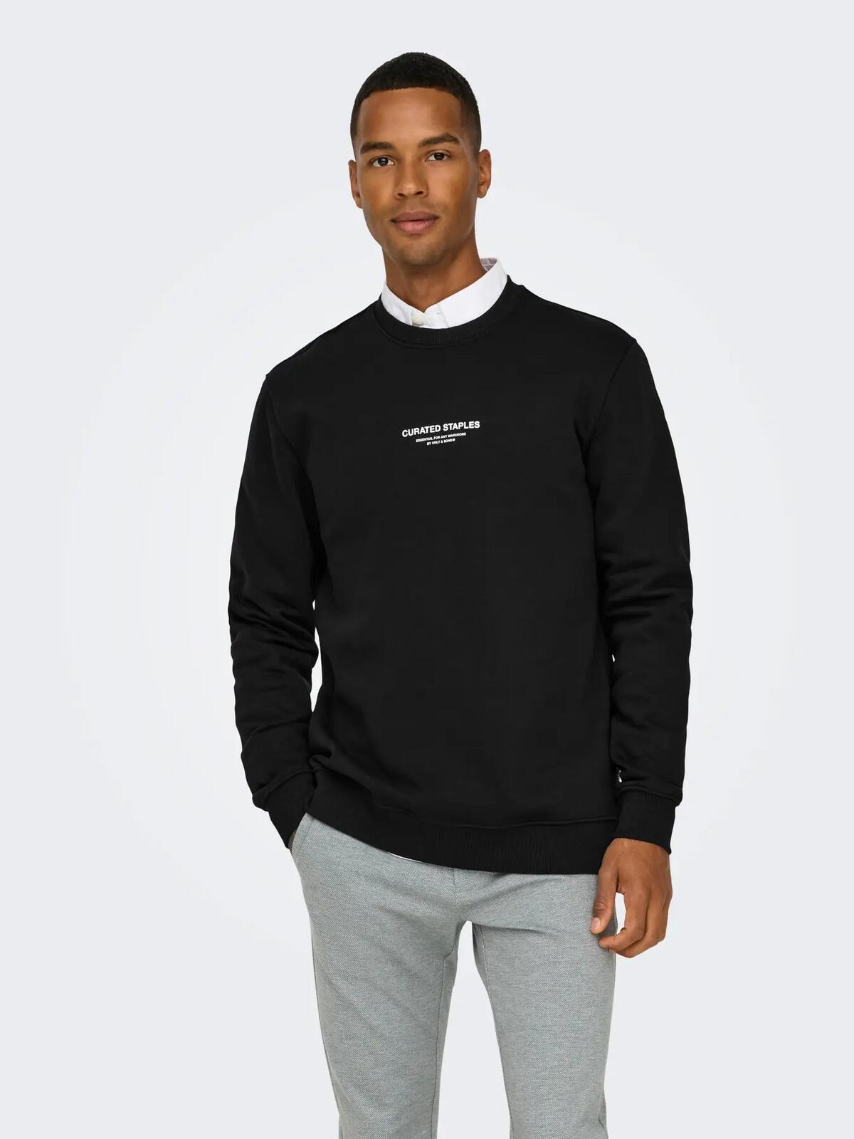 Only&Sons Sweatshirt 22030923 Siyah