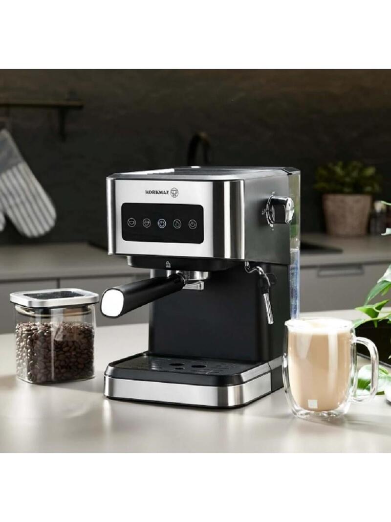 Korkmaz Kahve Makinesi Java Süt Köpürtücü Espresso A981