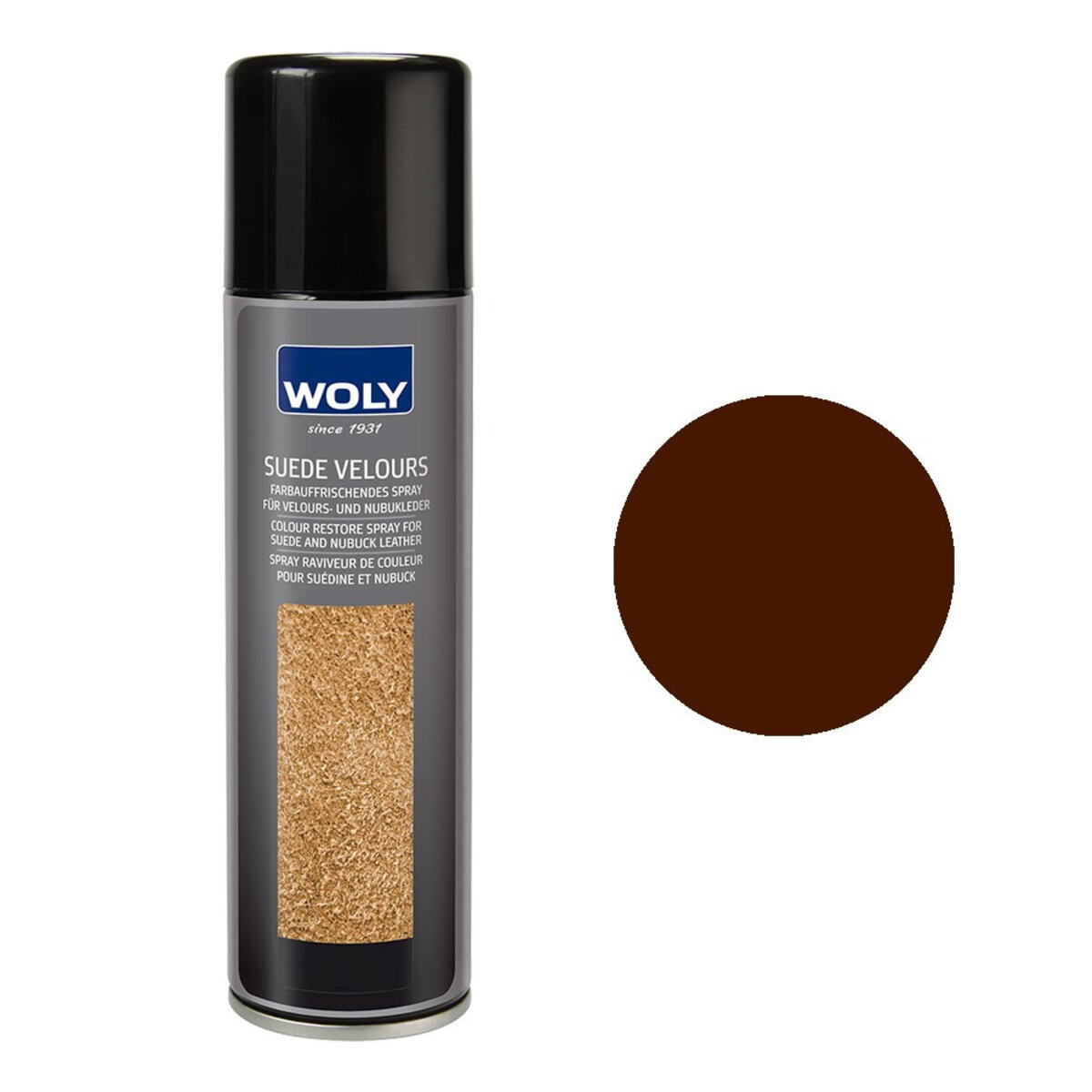 Wolly Süet Nubuk Sprey 033 Dark Brown