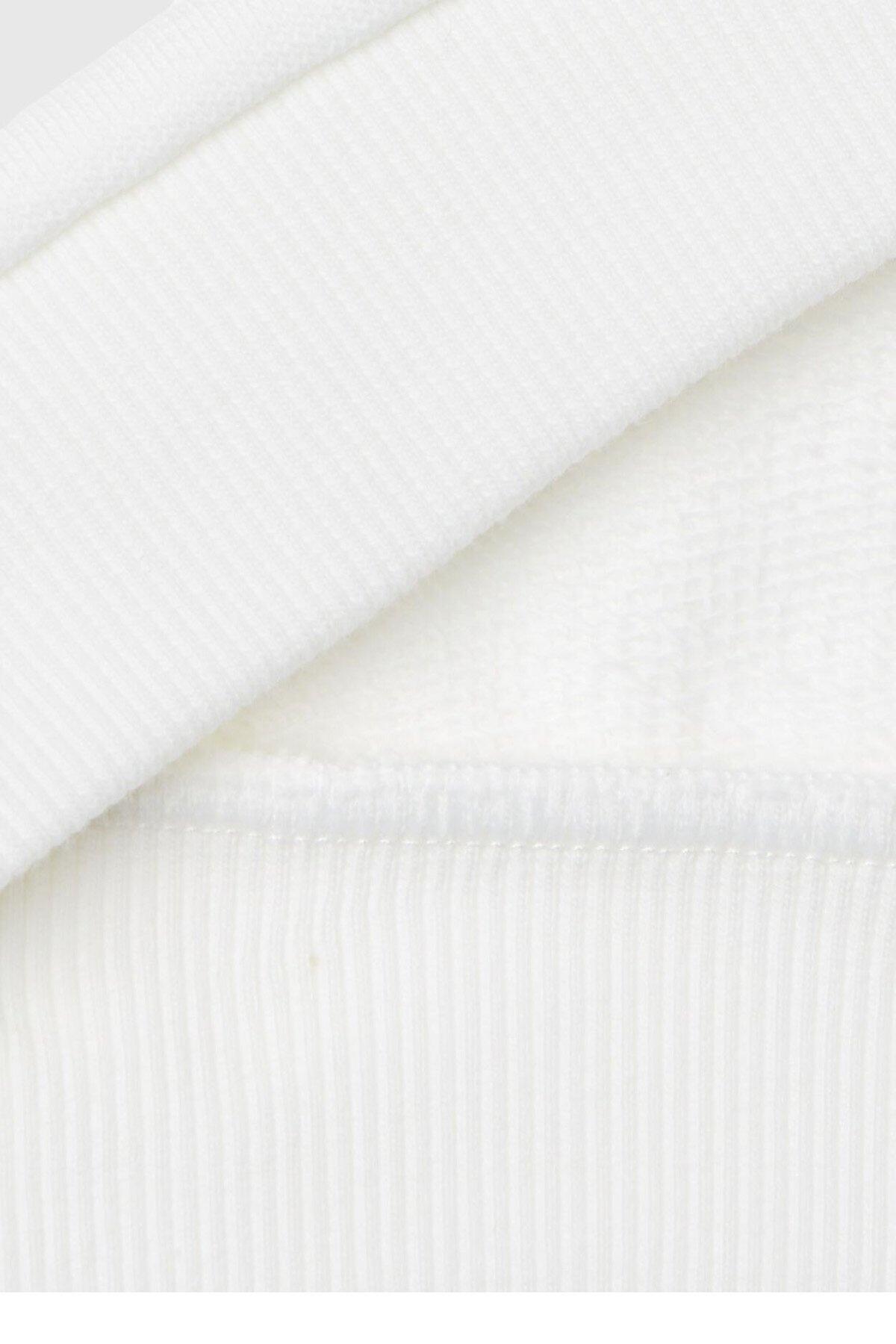 Benetton Sweatshirt Kız Bebek 3J70G10F8 Beyaz