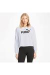 Puma Hoodie Ess Cropped Logo Tr 586870_02 Beyaz