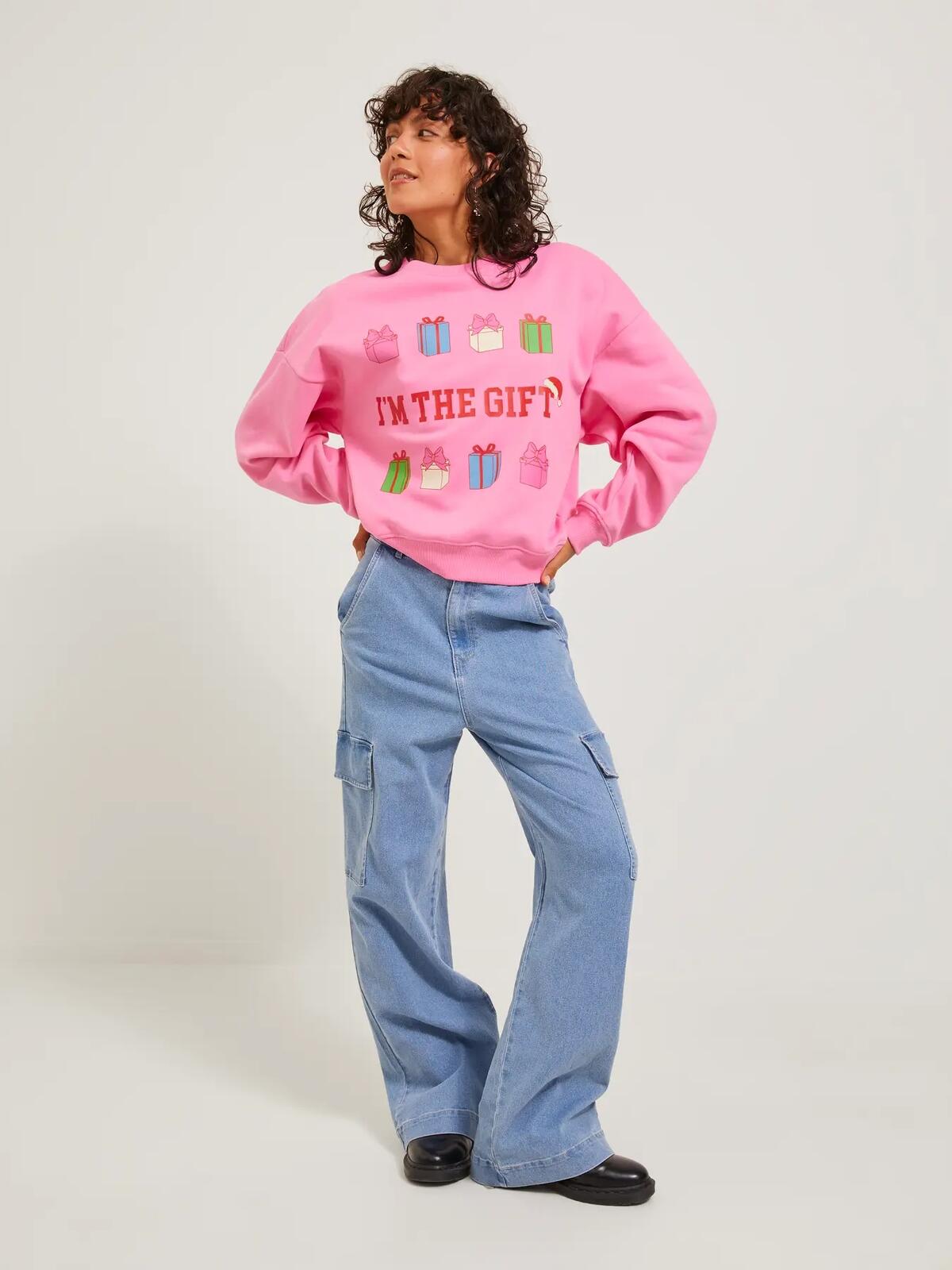 Jjxx Sweatshirt 12250198 Pembe