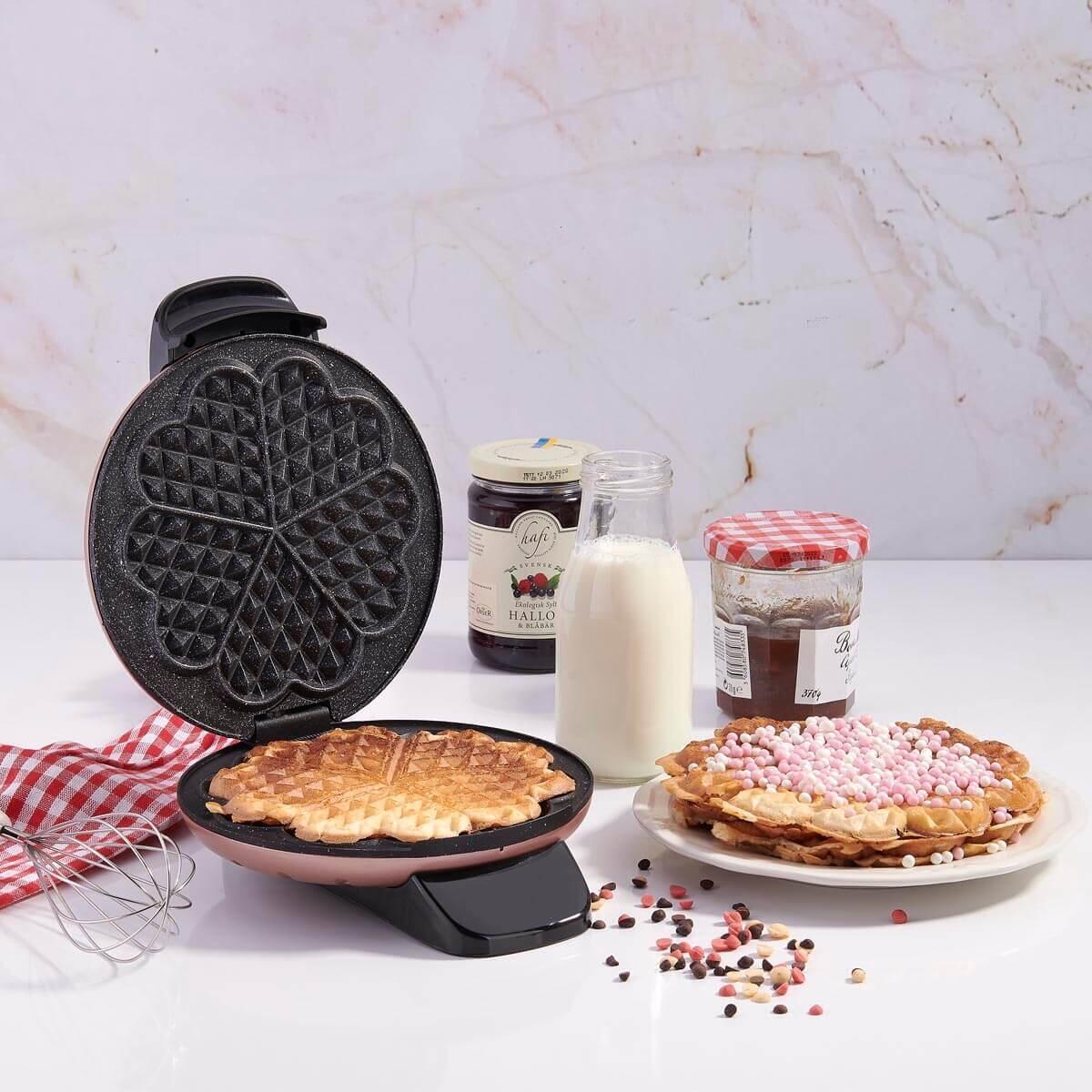 Korkmaz Waffle Makinesi Mia A319-03 Rosagold