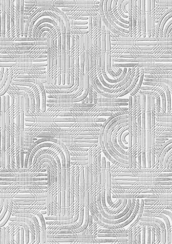 Dinarsu Desenli Embos Yolluk 100 Cm Osso Gri