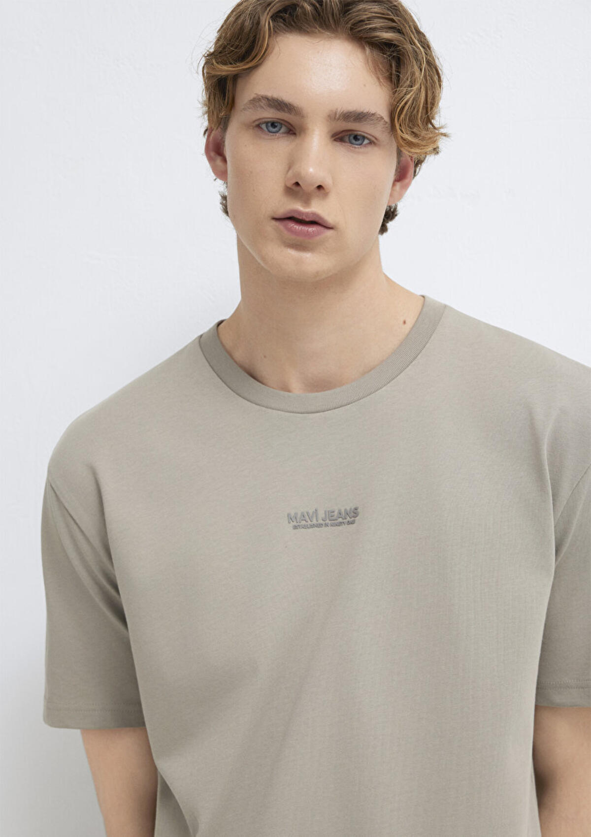 Mavi Erkek Tişört M0613348-70352 Bej