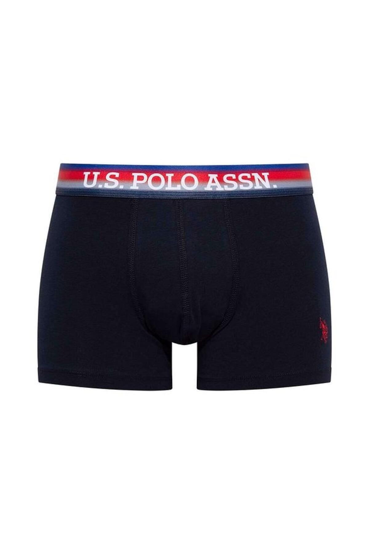 U.S Polo Assn. Erkek Boxer 2Li 80475 Lacivert-Sax