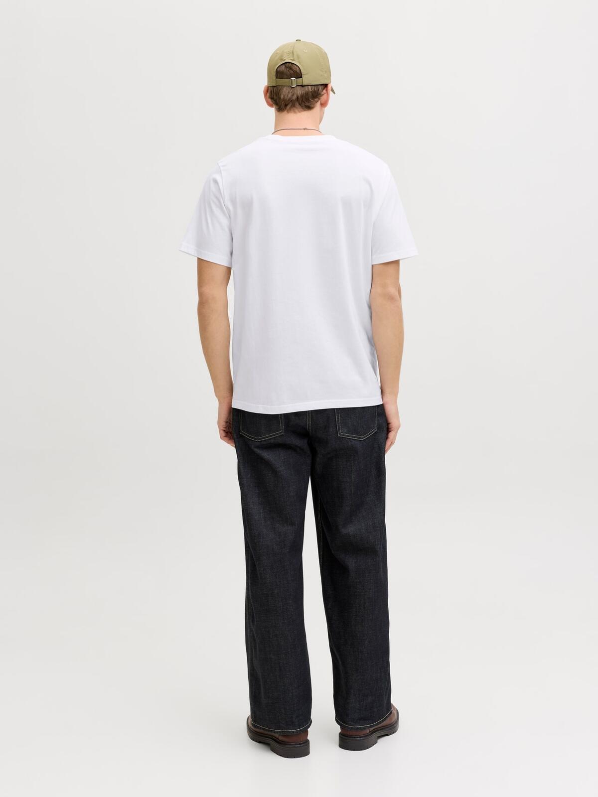 Jack&Jones Erkek Tişört 12288092 Beyaz