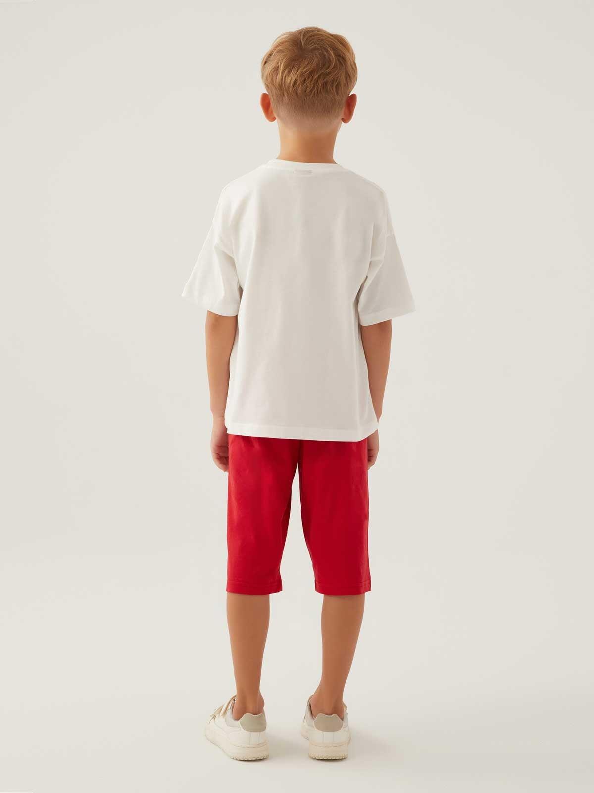 Mickey Mouse Kapri Takım Erkek Çocuk D4871-3 Krem