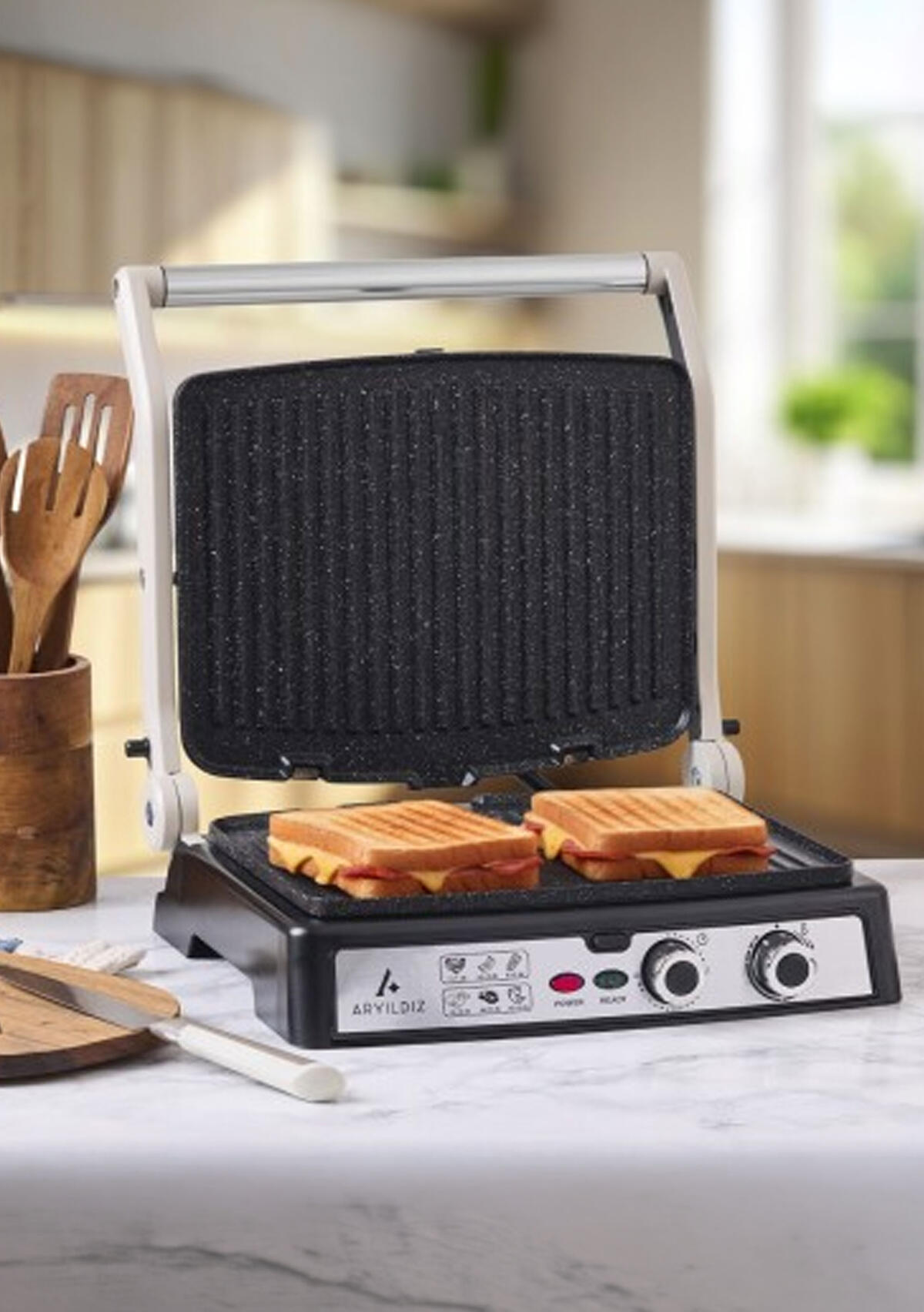 Aryıldız Tost Makinesi Multi Grıll 153AR304839 Krem