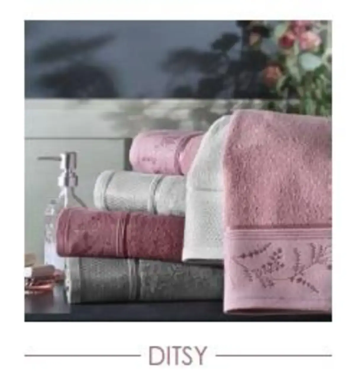 Özdilek Havlu 50*80 Ditsy (BYN) Pembe