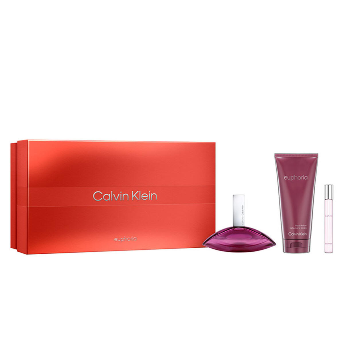 Calvin Klein Kadın Parfüm Set Euphoria 100Ml Edp+10Ml Edp+Bl 200Ml