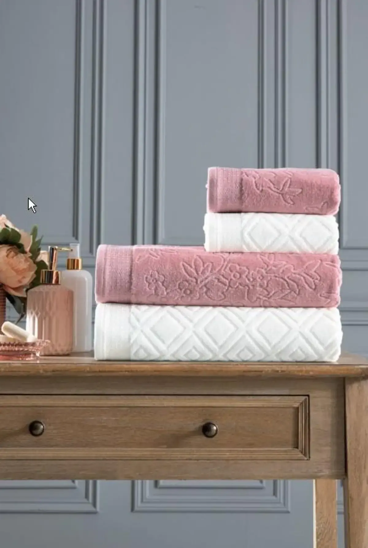 Özdilek Banyo Havlusu 90*150 Butik Pastoral R.Amatise