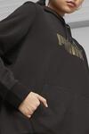 Puma Hoodie Fl Ess+ Metallic Logo 849958_41 Siyah