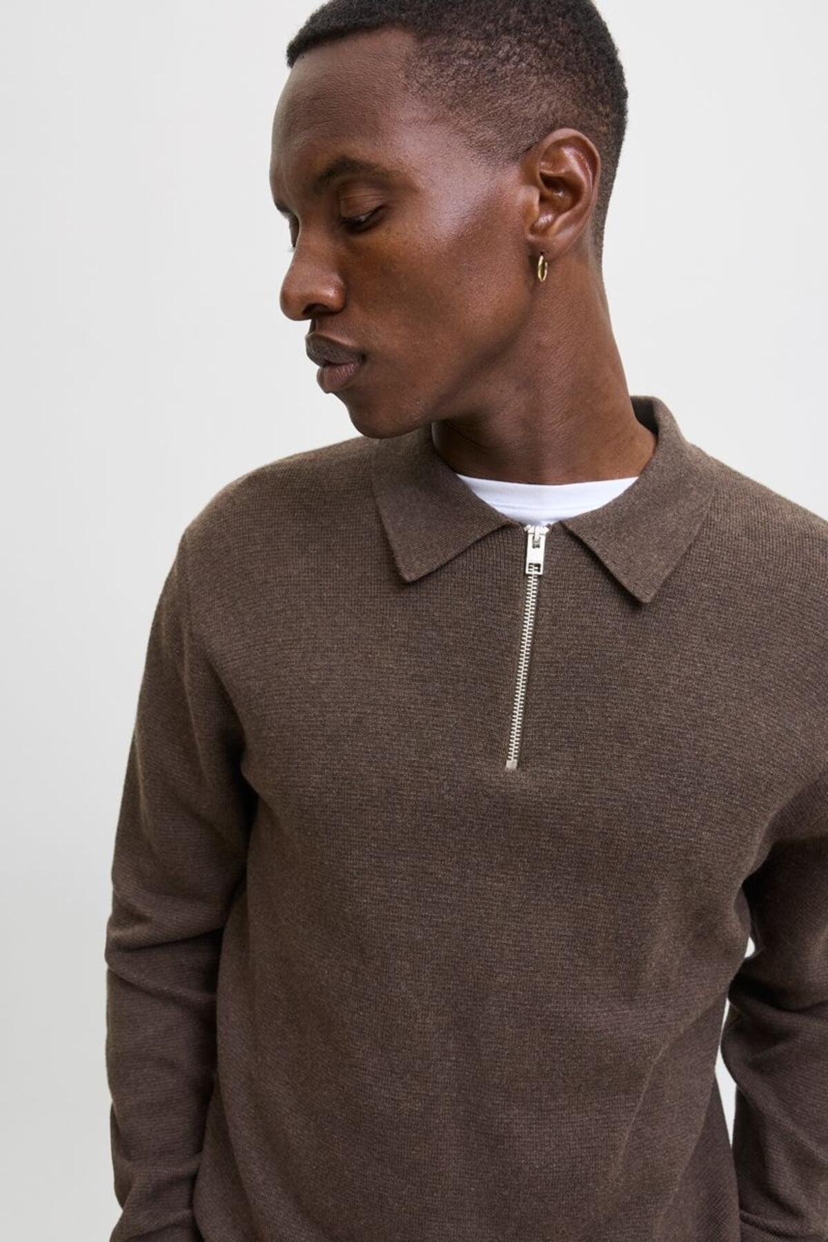 Jack&Jones Kazak 12281743 Kahverengi