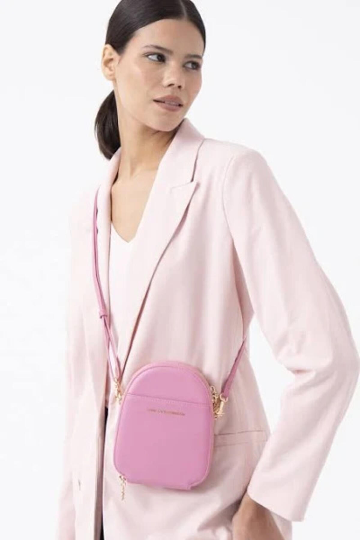 United Colors Of Benetton Kadın Çapraz Çanta BNT_1238 Pembe