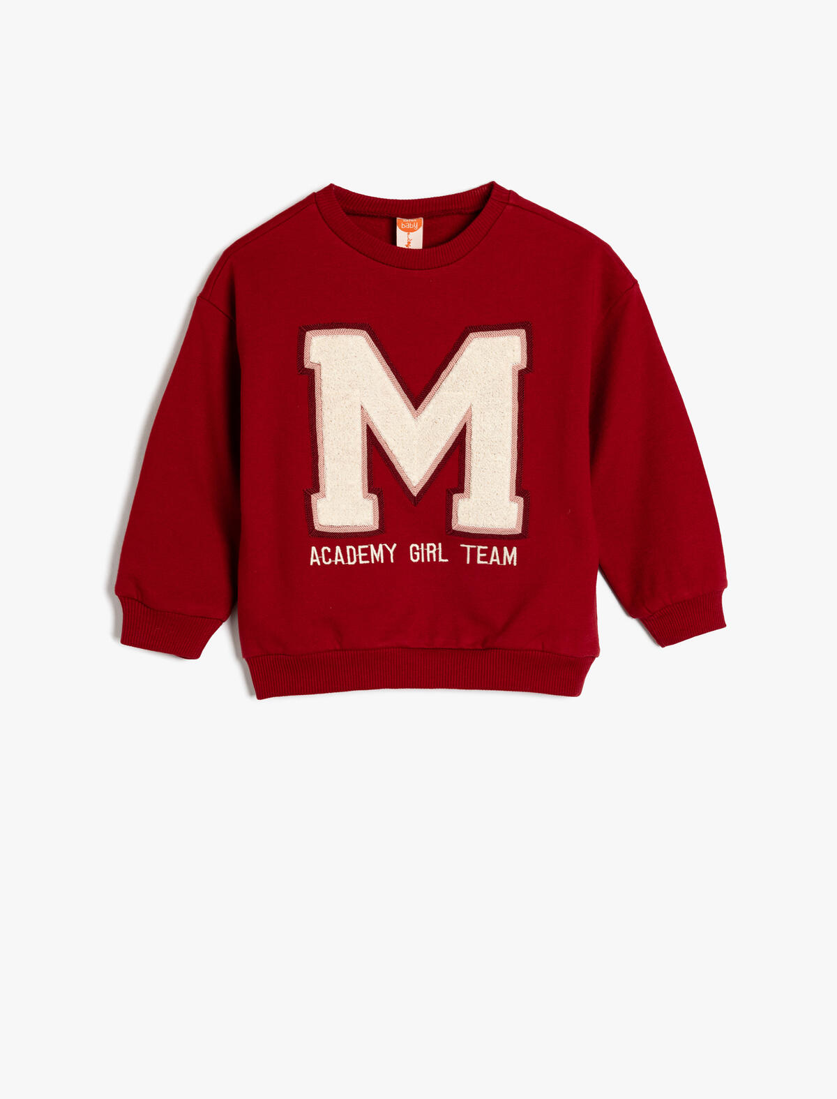 Koton Sweatshirt Kız Bebek 5WMG10130AK Bordo