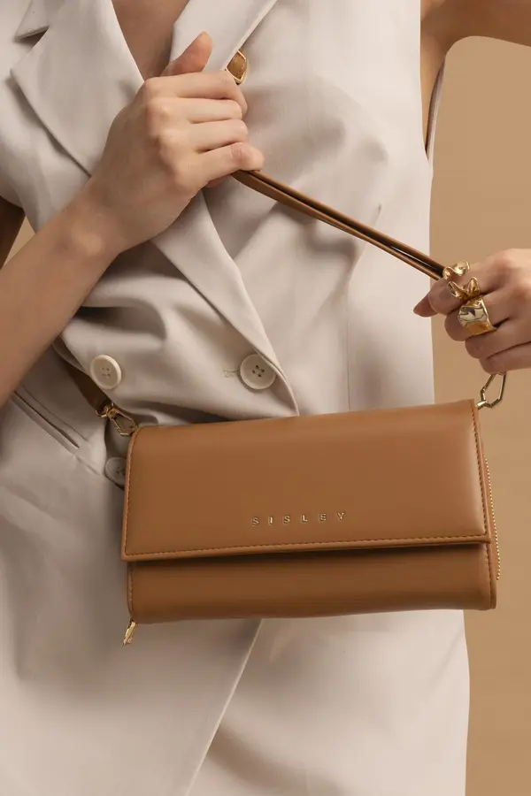 Sisley Kadın Çapraz Çanta SLY_085 Camel