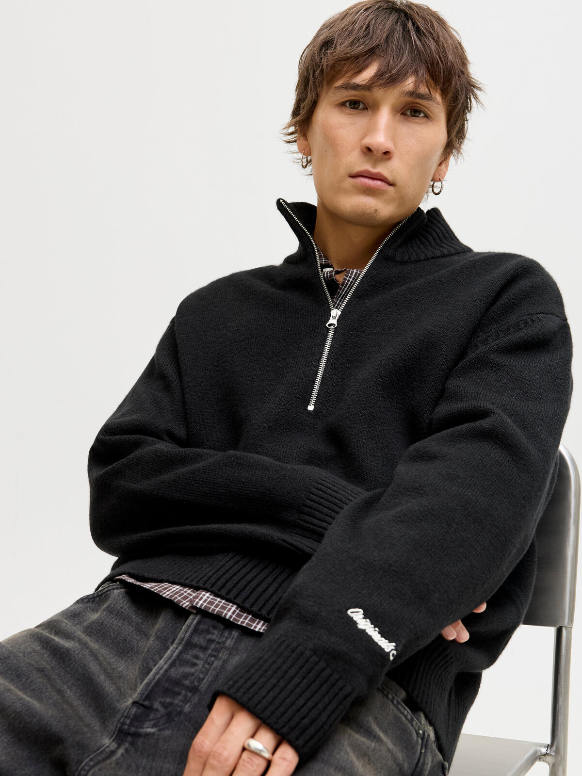 Jack&Jones Kazak 12282749 Siyah
